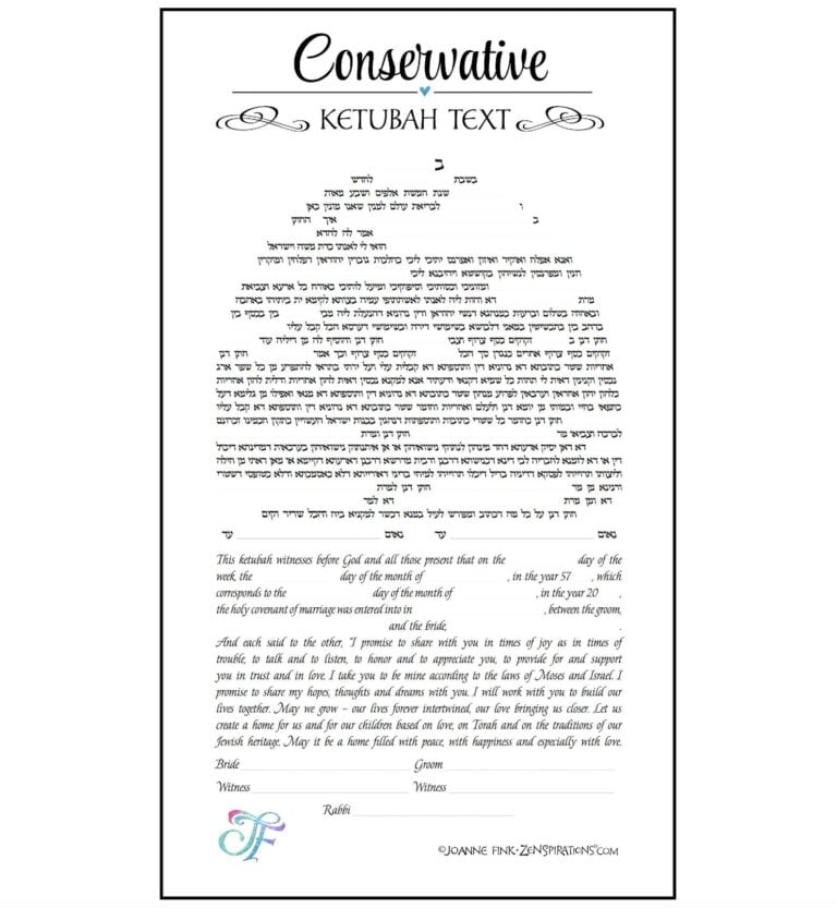 Judaic Symbols Ketubah - Image 4