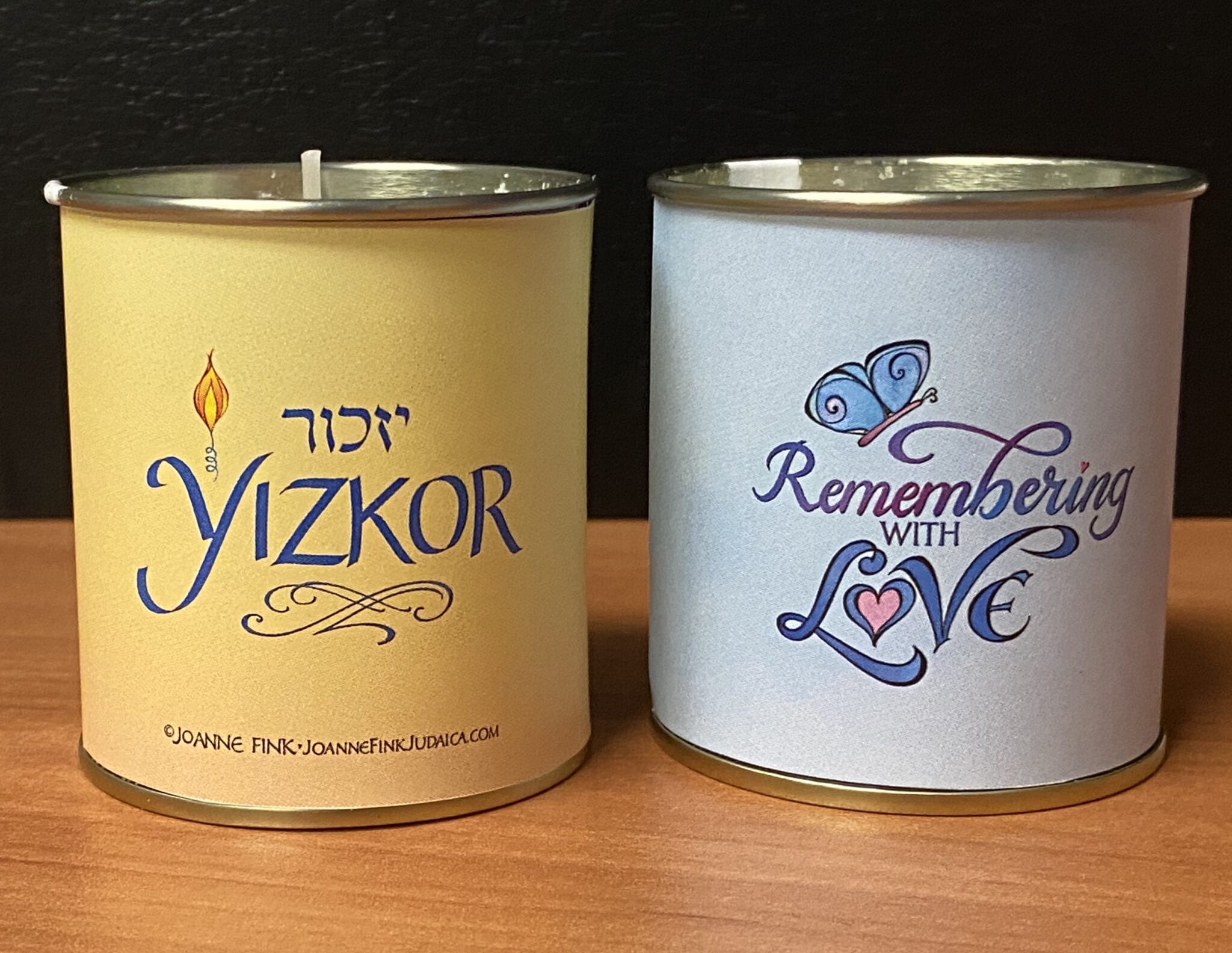 Yizkor Candle Wrap 100 Printed with Logo