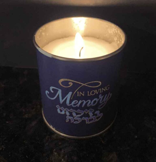 Yizkor Candle Wrap - Digital Download in 3 Colors - In Loving Memory - Image 3